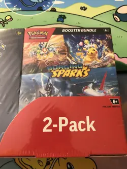 NEW Pokemon Surging Sparks Elite Trainer Box & Booster Card Bundle Costco 2-Pack - Image 3