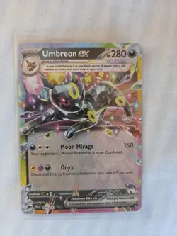 Pokemon TCG Umbreon EX 60/131 Double Rare Holo Card Prismatic Evolutions - Image 1