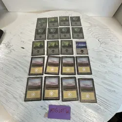MTG Magic The Gathering 20 Card Swamp & Plains Mixed Lot GnuTradingCards - Image 1