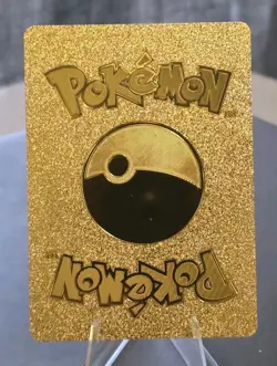 Pokemon Charizard VMAX 586hp Gold Foil Fan Art Collector Card TCG - Image 2