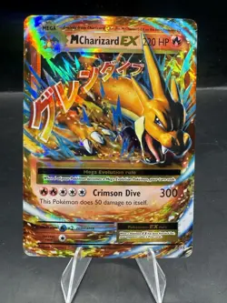 Mega Charizard EX 13/108 XY Evolutions Ultra Rare Pokemon Card NM Condition - Image 1