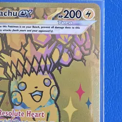 Pokemon Pikachu EX Prismatic Evolutions Holo Card 179/131 SV Rare - Image 4
