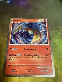 Pokemon Ho-Oh Shiny Holo Rare Card Call of Legends SL5 - Image 3