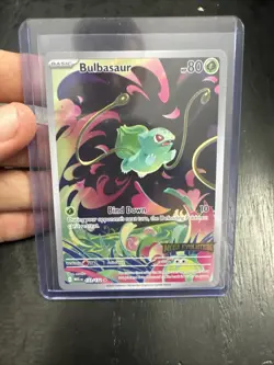 Pokemon Card Bulbasaur 133/132 Mega Evolution Stamped Promo - Image 1