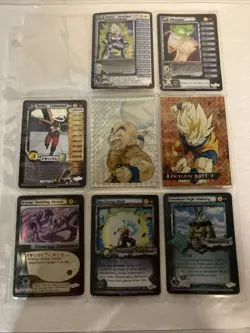 Dragon ball Z Trading Cards Lot Of 8 - Image 1