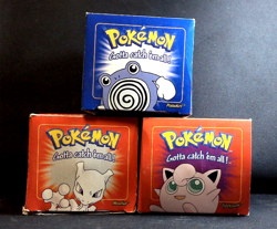 1999 Pokemon 23K Gold Plated (Burger King) Trading Card Set of 3 NIB - Image 1