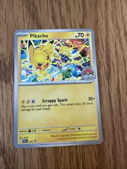 Pikachu 225 World Championship 2025 SV Scarlet & Violet Promo Pokemon Card NM EN - Image 1