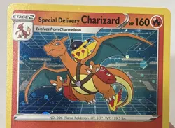 Special Delivery Charizard SWSH075 Sword & Shield Promo Card Holo B - Image 3