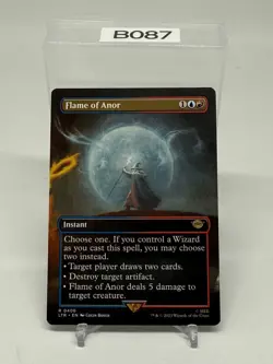 Flame of Anor (Borderless) Universes Beyond: the Lord of the Rings Mtg Rare 406 - Image 1
