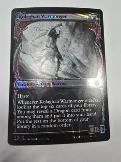 Kolaghan Warmonger (Halo Foil) March of the Machine: The Aftermath Foil - Image 1