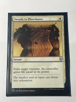 x1 Swords to Plowshares U MTG Commander Adventures in the Forgotten Realms M/NM, - Image 1