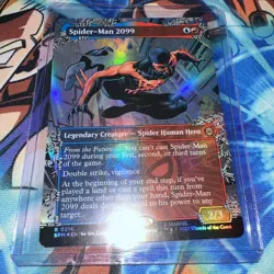 Spider-Man 2099 (Borderless FOIL) - MTG Marvel's Spider-Man (0216) - NM - Image 1