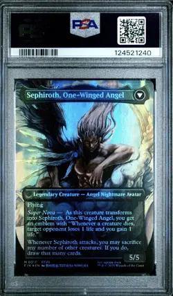 PSA 10 Sephiroth, Fabled SOLDIER (0317) (Borderless) Final Fantasy Foil - Image 2