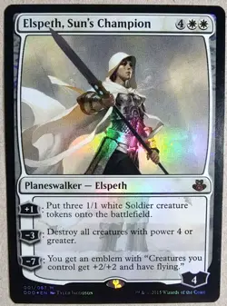 Elspeth, Sun's Champion - DD: Elspeth vs. Kiora (DDO) - Mythic Foil - LP - Image 1