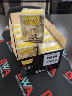 Dragon Shield Matte Valor Sleeves Display Case - Standard Size - 10 Packs - Image 2
