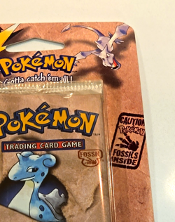 1999 Pokemon Fossil Blister Pack - Factory Sealed (Unopened) WOTC Lapras - Image 4