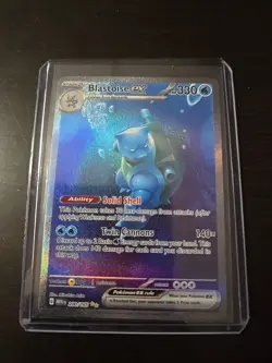 Pokemon Scarlet & Violet 151 TCG Blastoise EX 200/165 Sir Special Illustration - Image 1