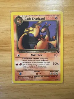 2000 Pokemon Rocket Dark Charizard 21/82 LP - Image 1