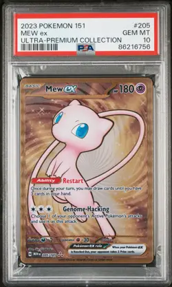 2023 POKEMON 151 ULTRA-PREMIUM COLLECTION #205 MEW EX PSA 10 - Image 1