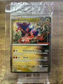 Pokemon TCG Koraidon 119/162 GameStop Promo EXCLUSIVE Temporal Forces Sealed - Image 1