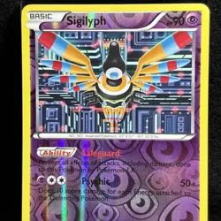 Sigilyph 66/113 Reverse Holo Legendary Treasures Pokemon TCG - Image 3