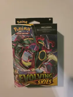 Factory Sealed Evolving Skies 3-pack Hanger Box. Pokemon Sword and Shield TCG - Image 1