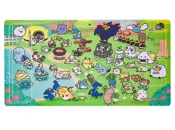 NEW POKEMON CENTER JAPAN YURUTTO RUBBER PLAYMAT JAPANESE - Image 1