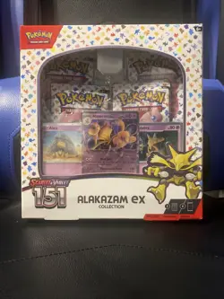 Pokemon 151 Alakazam EX Sealed Collection Box - Image 1
