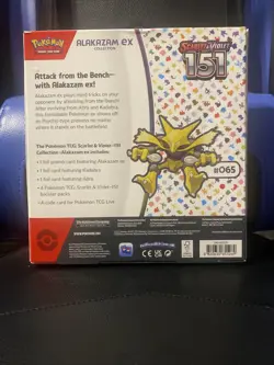 Pokemon 151 Alakazam EX Sealed Collection Box - Image 2