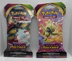 Pokemon TCG Sword And Shield Vivid Voltage Booster Pack Lot Of 2 Factory Sealed - Image 1
