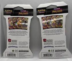 Pokemon TCG Sword And Shield Vivid Voltage Booster Pack Lot Of 2 Factory Sealed - Image 2
