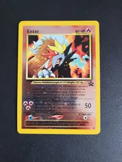 Pokemon TCG Entei Wizards Black Star Promos 34 Holo Promo Promo - Image 1