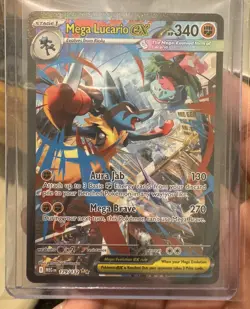 Pokemon TCG: Mega Lucario ex 179 /132 - Mega Evolution - PACK FRESH MINT - Image 5