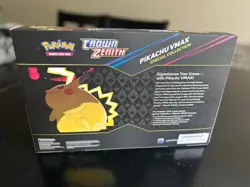 Pokemon TCG Crown Zenith Pikachu VMAX Factory Sealed Special Collection Box - Image 2
