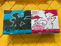 Pokemon Center Black Bolt and White Flare Elite Trainer Boxes ETB Sealed - Image 2