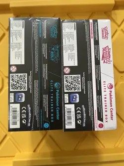 Pokemon Center Black Bolt and White Flare Elite Trainer Boxes ETB Sealed - Image 4