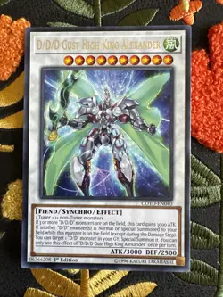 Yugioh! LP D/D/D Gust High King Alexander - COTD-EN040 - Rare - 1st Edition - Image 1