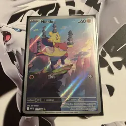 Pokemon TCG Card Mienfoo IR Scarlet & Violet White Flare 133/086 NM Near Mint - Image 1