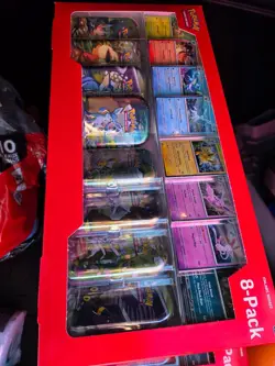 SET OF 2 Pokemon Prismatic Evolutions 8 Mini-Tins with Promo Cards Costco - Image 1