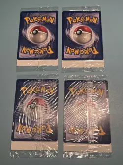 4x SEALED Black Star Promo WB Movie Pokemon Cards #2-5 PIKACHU, DRAGONITE MEWTWO - Image 2