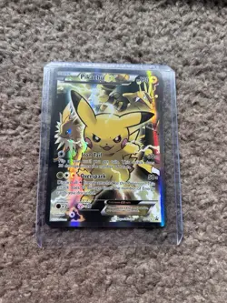 Pokemon Pikachu TCG XY EX Holo Promo Ultra Rare Card XY124 NM Condition - Image 1