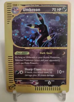 **Custom-made** Highest Quality,Holo, Umbreon E Series "Display-card" - Image 1