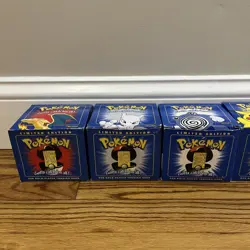 New Sealed Pokemon 23k Burger King Gold Plated Trading Card Set Blue Lot Of 6 - Image 5