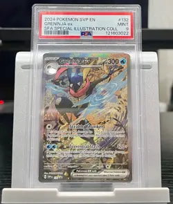 Greninja ex 132 Sv: Scarlet & Violet Promo Cards Holo PSA 9 - Image 1