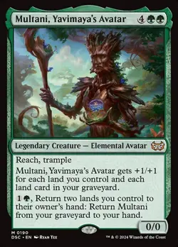 MTG - 4 x Multani, Yavimaya's Avatar - Duskmourn Commander - Playset 4x x4 - Image 2