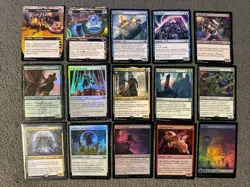 Magic The Gathering Card Lot With Foil Cards Storage Unit Find - Image 2