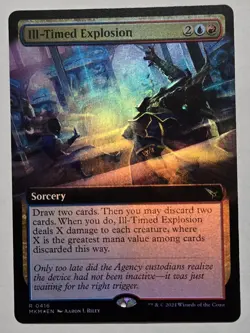 Ill-Timed Explosion (Extended Art) Murders at Karlov Manor Foil - Image 1