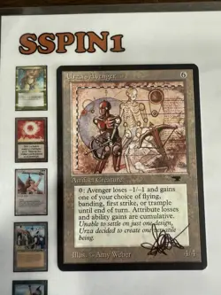 MTG Artist Proof Urza Avenger Signed Antiquities - Image 1