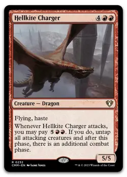Hellkite Charger #232 (NM) Commander Masters CMM Magic MTG pack fresh - Image 1