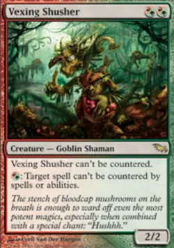 Vexing Shusher Magic mtg Light Play, English Shadowmoor x1 - Image 1